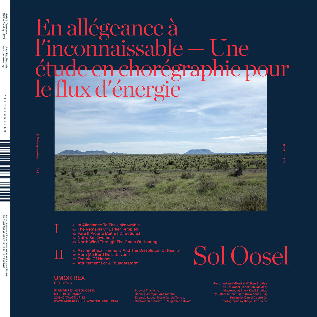 Sol Oosel - En allégeance à l'inconnaissable