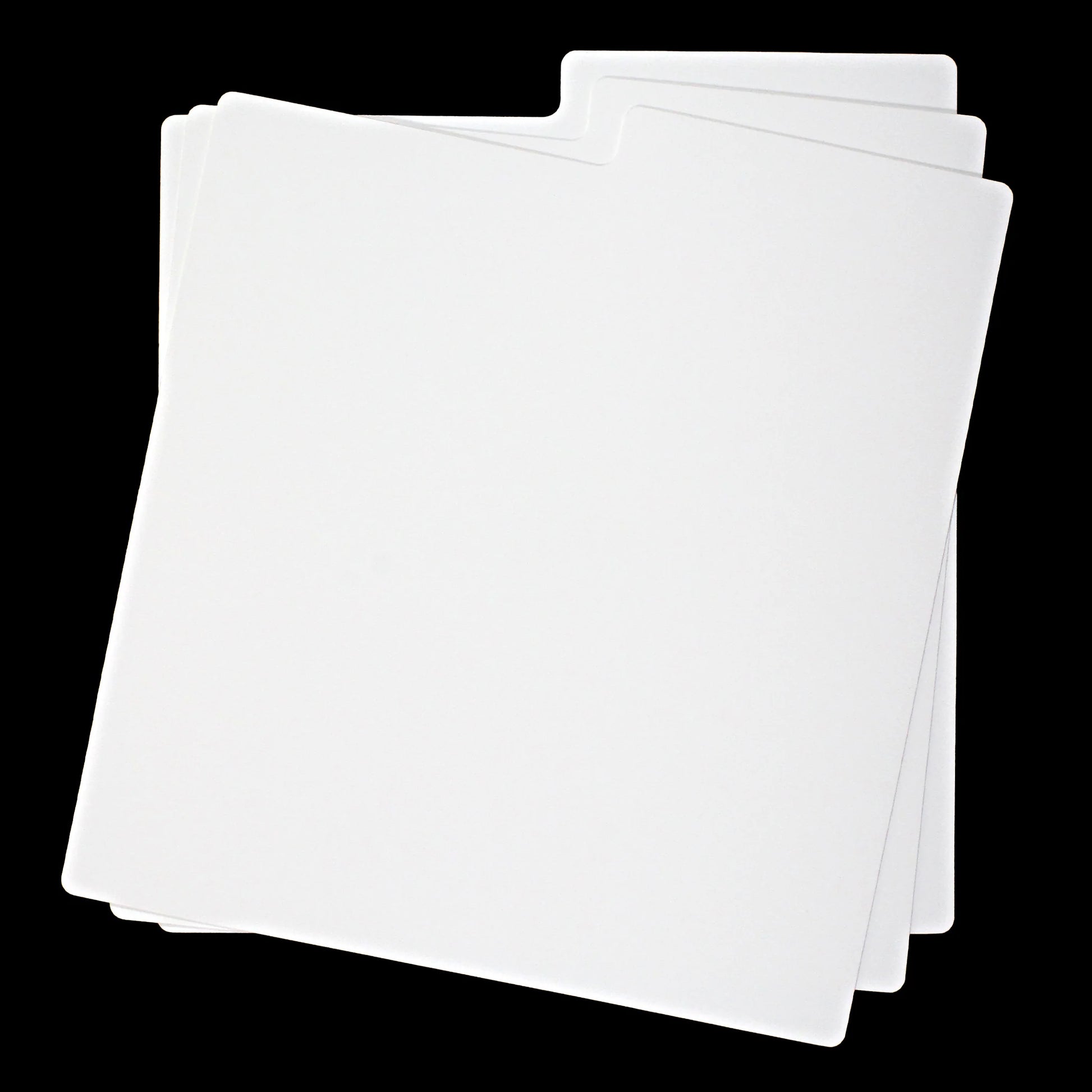 Vinyl Solutions - Record Dividers - Blank White