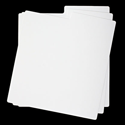 Vinyl Solutions - Record Dividers - Blank White
