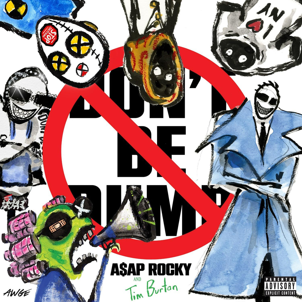 A$AP Rocky - Don't be dumb (2LP, black and white colored vinyl)