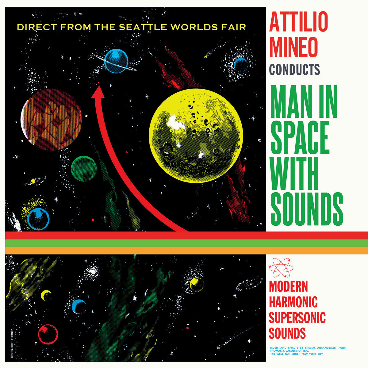 Attilio Mineo - Man In Space With Sounds (Green & Yellow Swirl)