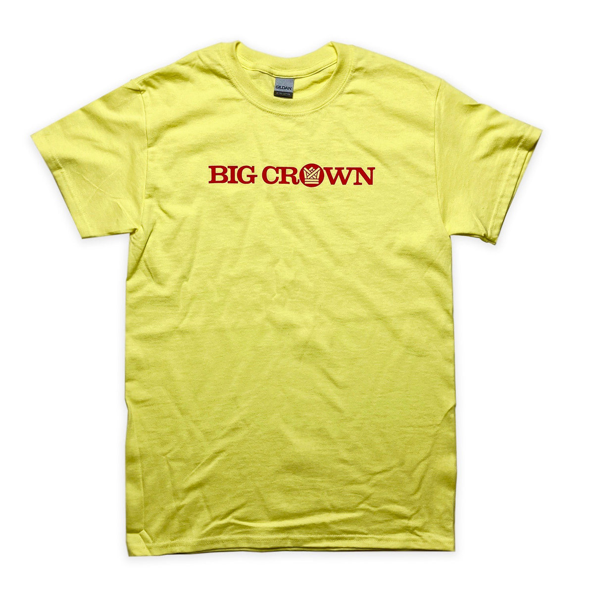 Big Crown Records - Logo Shirt (Yellow/Red) (Small)