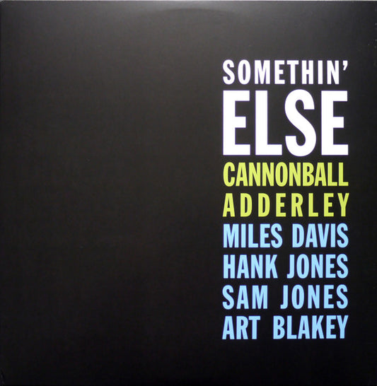 Cannonball Adderley - Somethin Else (Blue Vinyl)