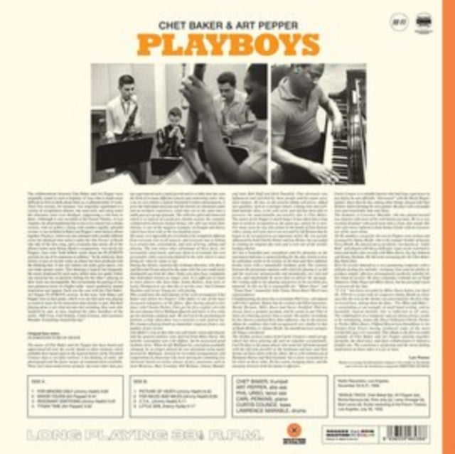 Chet Baker & Art Pepper - Playboys (limited / Solid Orange Vinyl)