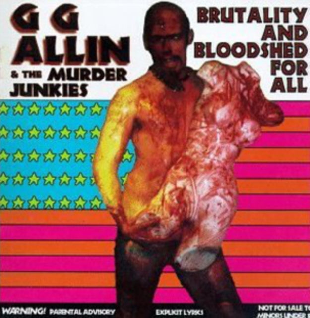 GG Allin & The Murder Junkies - Brutality And Bloodshed For All vinyl