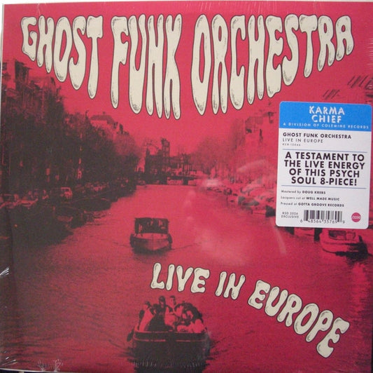 Ghost Funk Orchestra - Live In Europe (Fuchsia Swirl Vinyl)