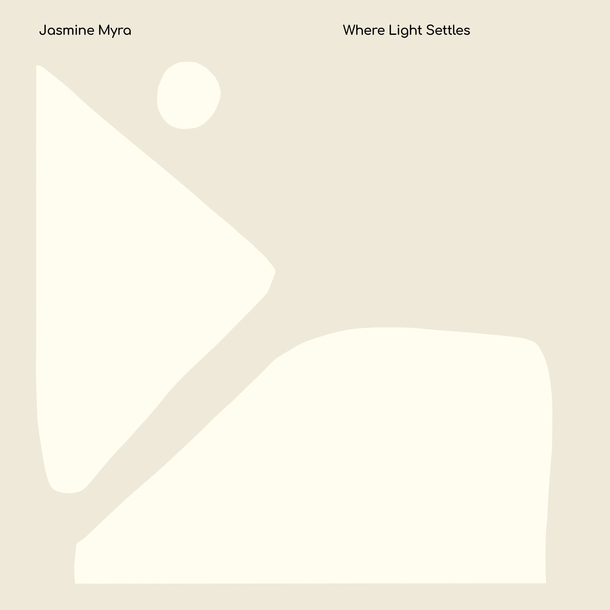 Jasmine Myra - Where light settles (Black Biovinyl)