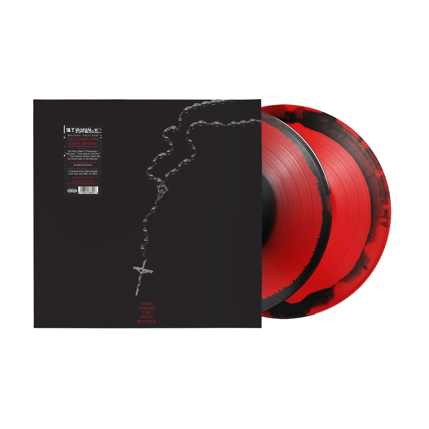 My Chemical - Three cheers for sweet revenge (Deluxe edition, alternate artwork, 2LP, red and black corona vinyl)
