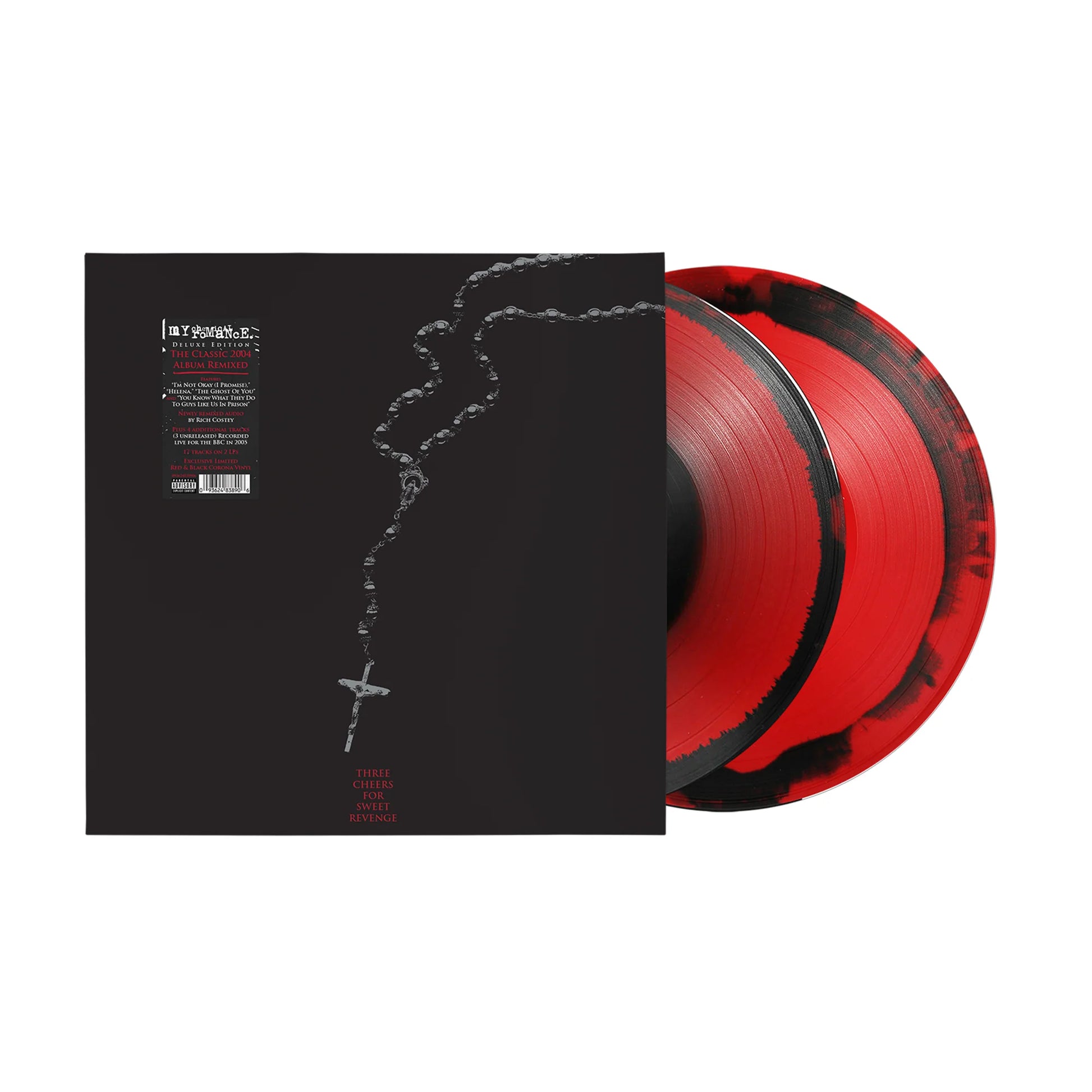 My Chemical - Three cheers for sweet revenge (Deluxe edition, alternate artwork, 2LP, red and black corona vinyl)