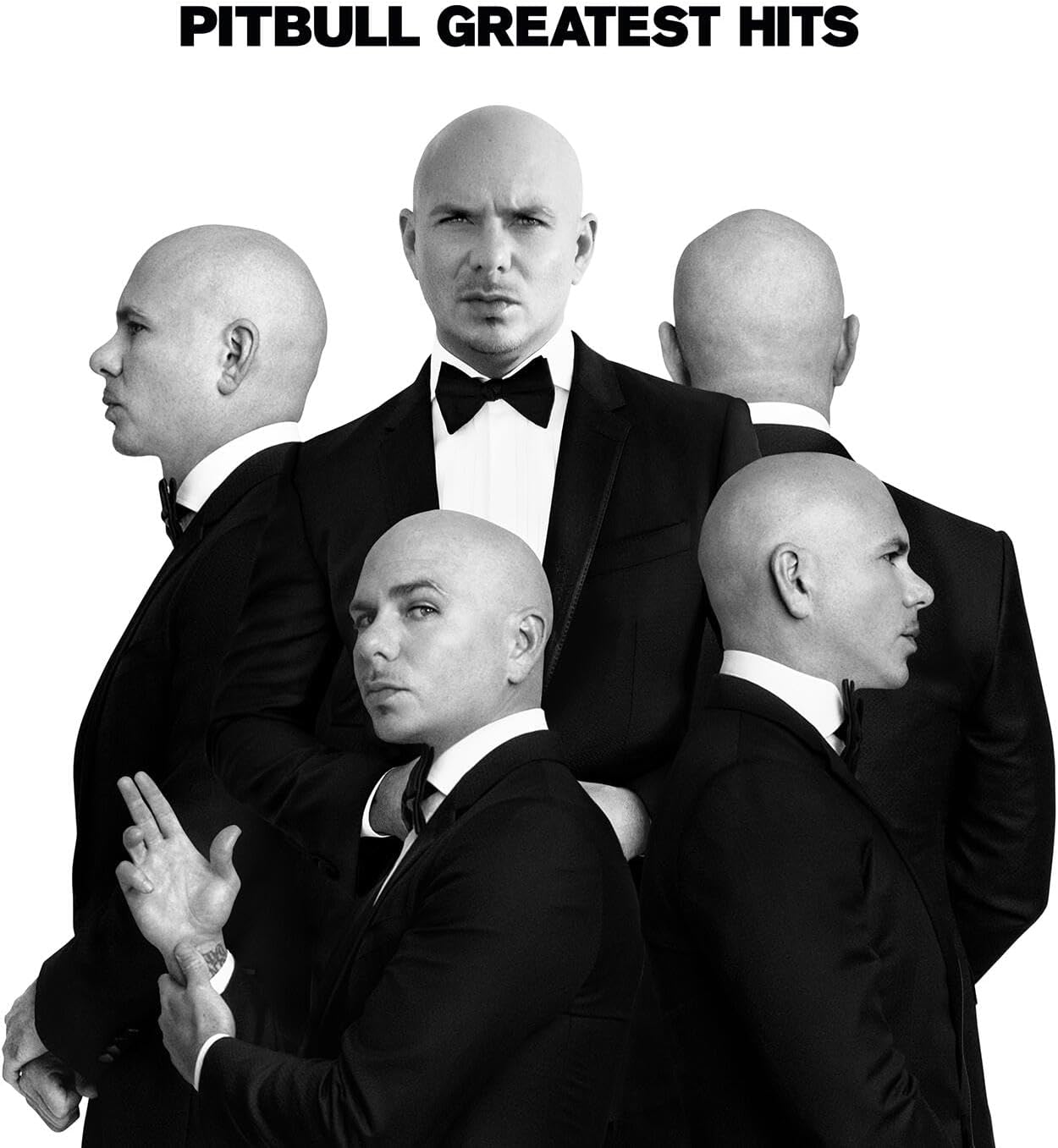 Pitbull - Greatest hits (Black swirls on clear vinyl)