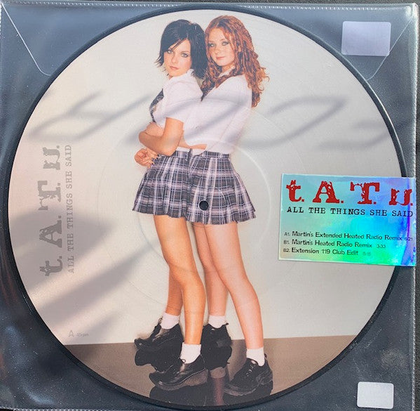 t.A.T.u. - All The Things She Said (Picture Disc vinyl)