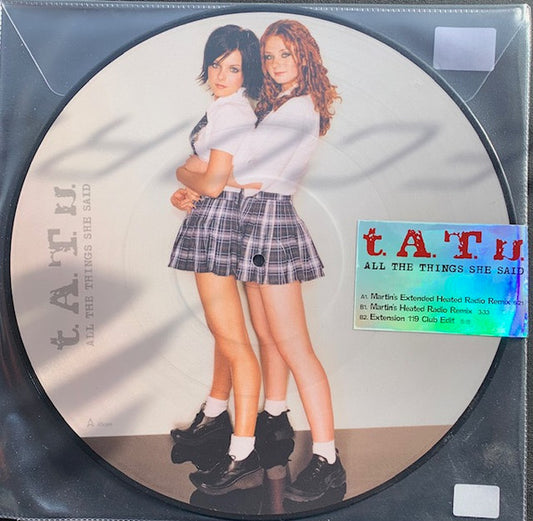 t.A.T.u. - All The Things She Said (Picture Disc vinyl)