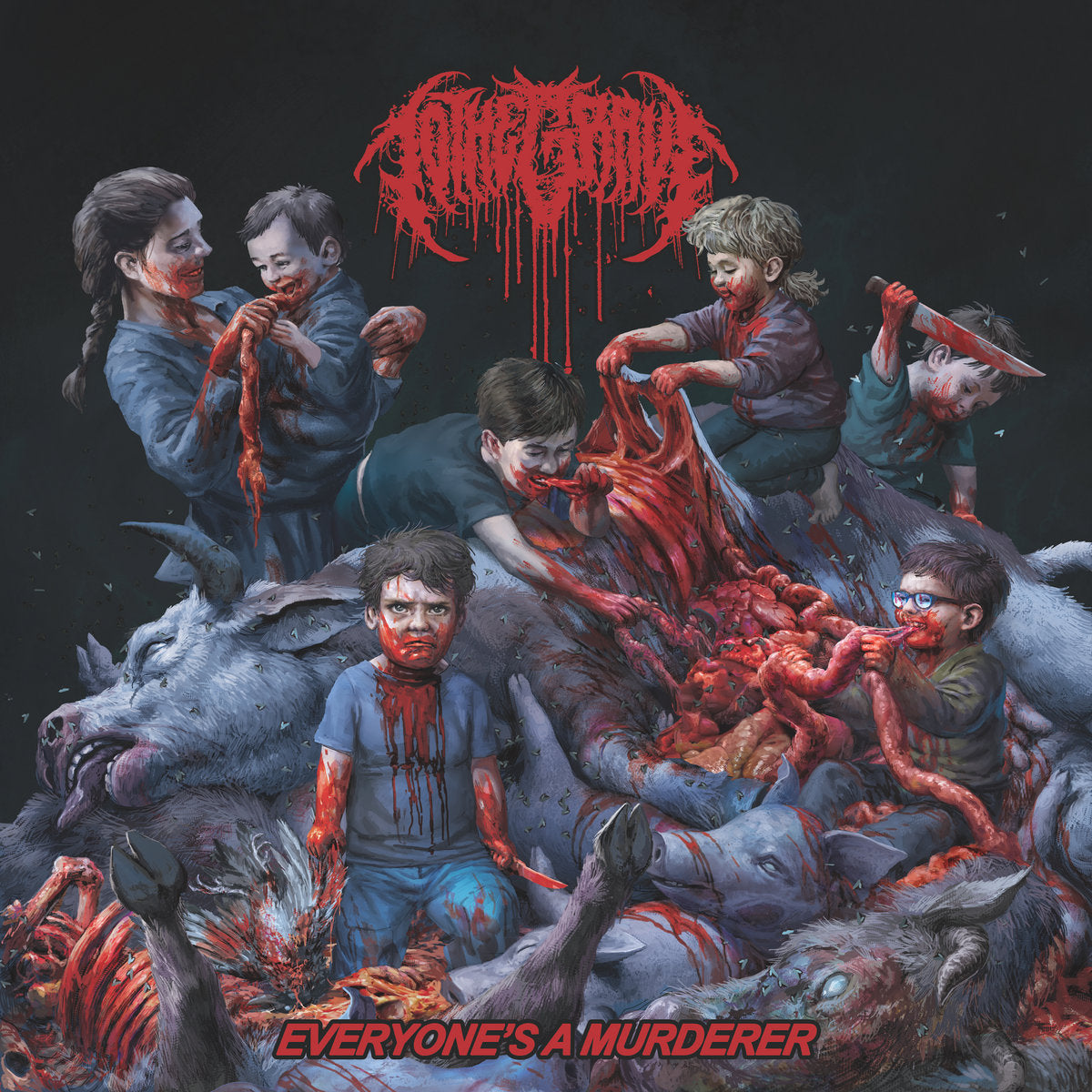 To The Grave - Everyone's A Murderer (180g, red/blue/black splatter)