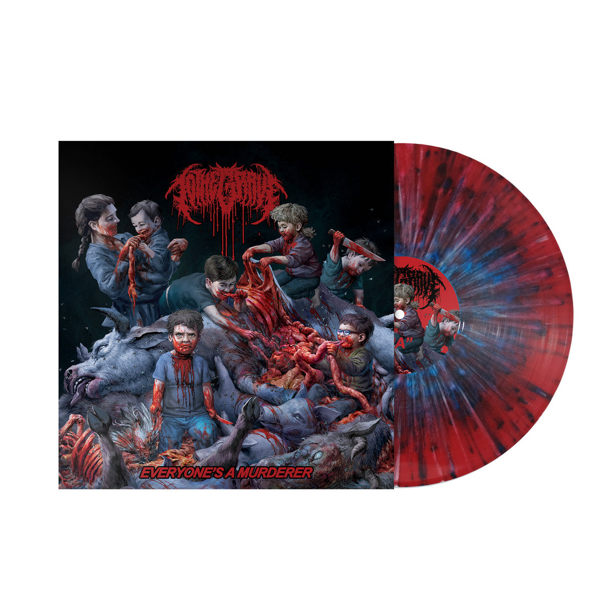 Everyone's A Murderer (180g, red/blue/black splatter)