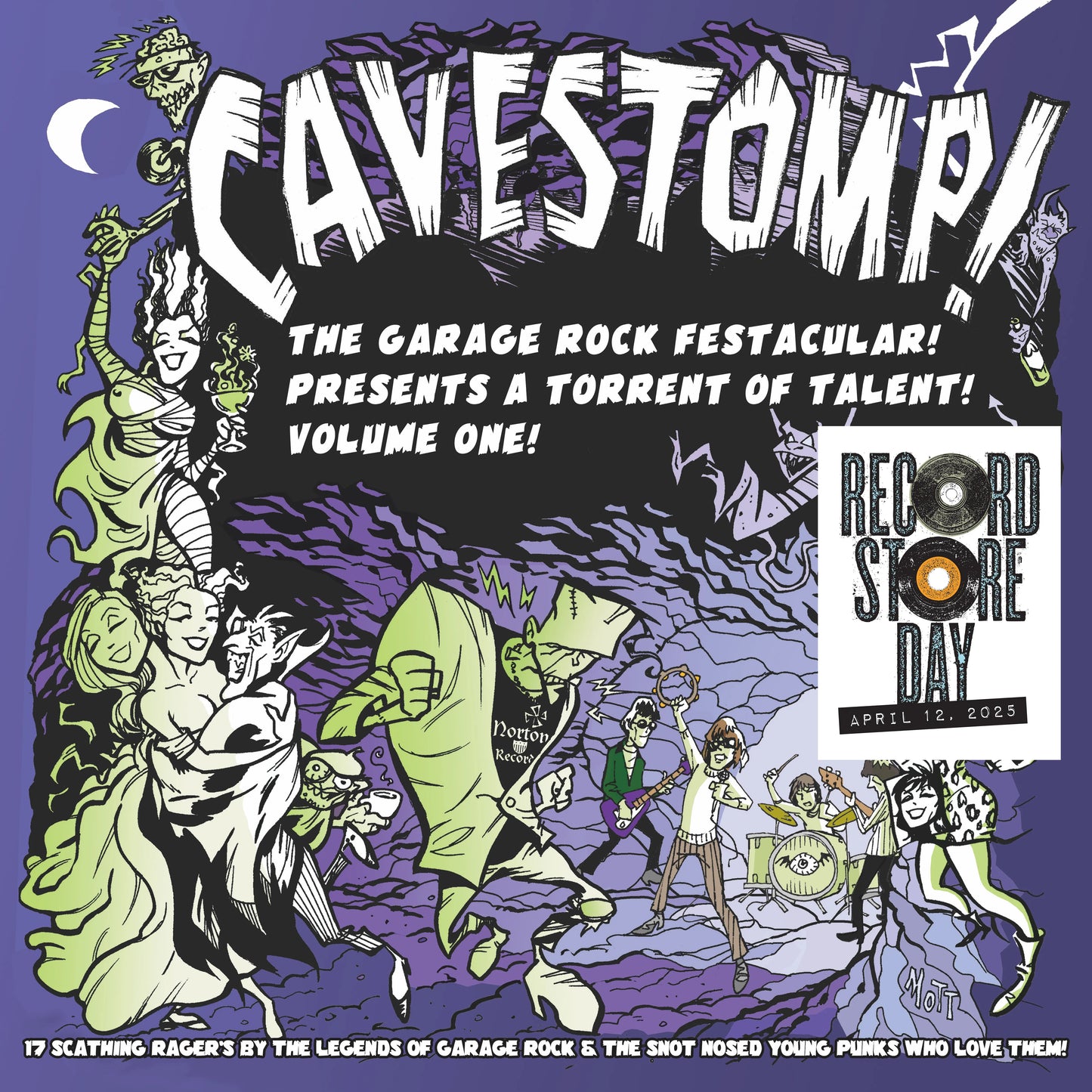 Various Artists - Cavestomp! Volume 1 - A Torrent Of Talent!