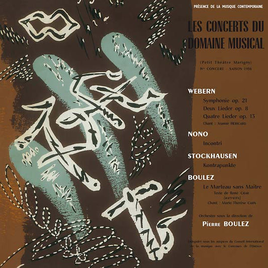 Webern/nono/stockhausen/boulez - Le Concerts Du Domaine Musical 1956